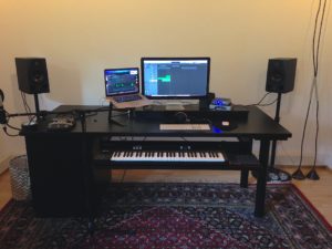 Electric Pulse Studio Desk by Music Customs